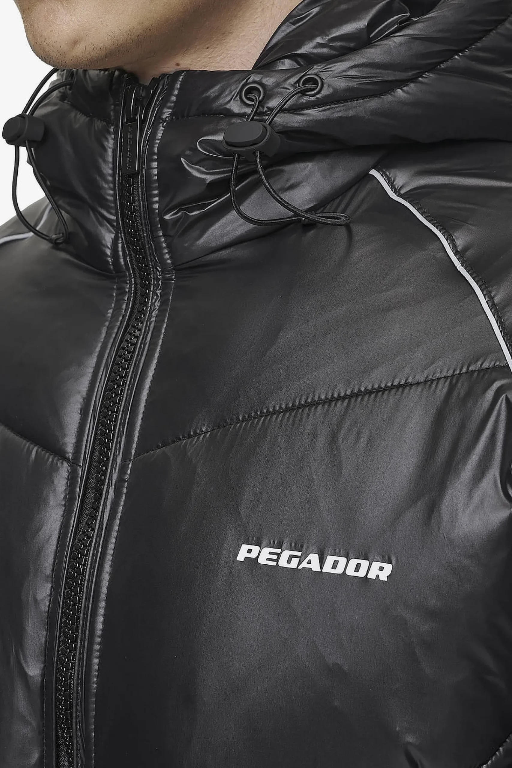Pegador Jackets|Toby Raglan Puffer Jacket Black