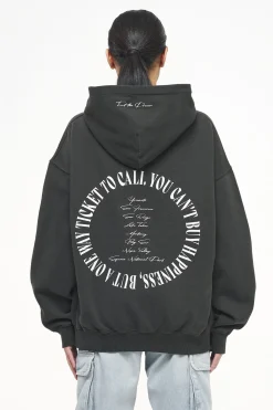 Pegador Hoodies|Topa Oversized Hoodie Vintage Washed Iron Grey