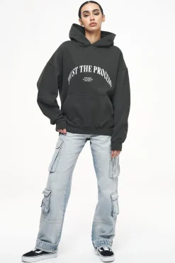 Pegador Hoodies|Topa Oversized Hoodie Vintage Washed Iron Grey