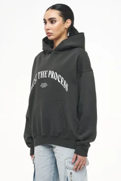 Pegador Hoodies|Topa Oversized Hoodie Vintage Washed Iron Grey