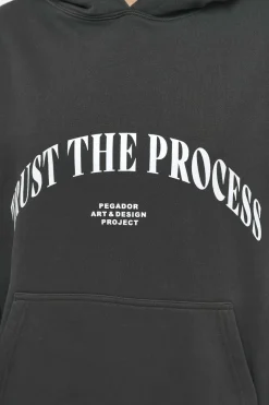 Pegador Hoodies|Topa Oversized Hoodie Vintage Washed Iron Grey