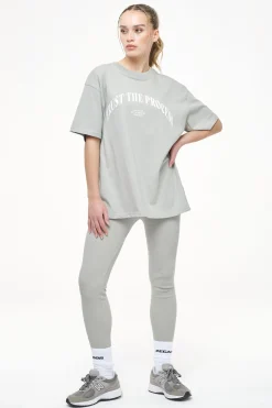 Pegador Tees|Topa Oversized Tee Vintage Washed Quiet Gray