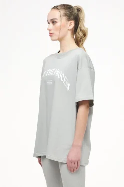 Pegador Tees|Topa Oversized Tee Vintage Washed Quiet Gray