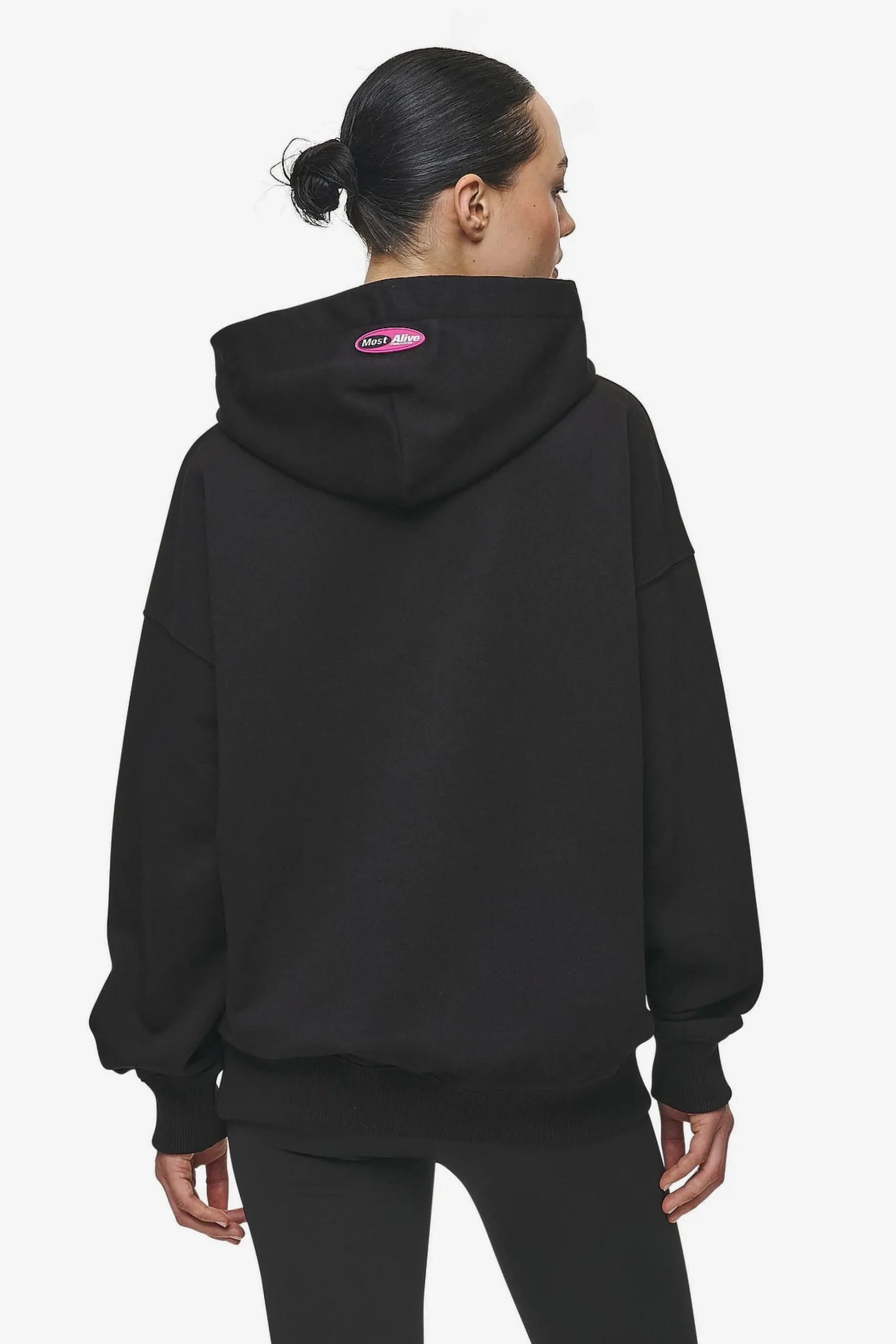 Pegador Hoodies|Tori Oversized Hoodie Washed Black