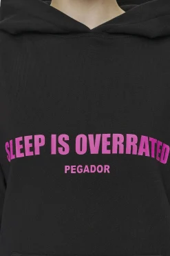 Pegador Hoodies|Tori Oversized Hoodie Washed Black