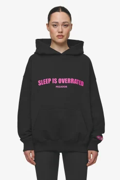Pegador Hoodies|Tori Oversized Hoodie Washed Black