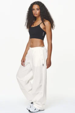 Pegador Pants|Tower Skydiver Track Pants Vintage Washed Bone White