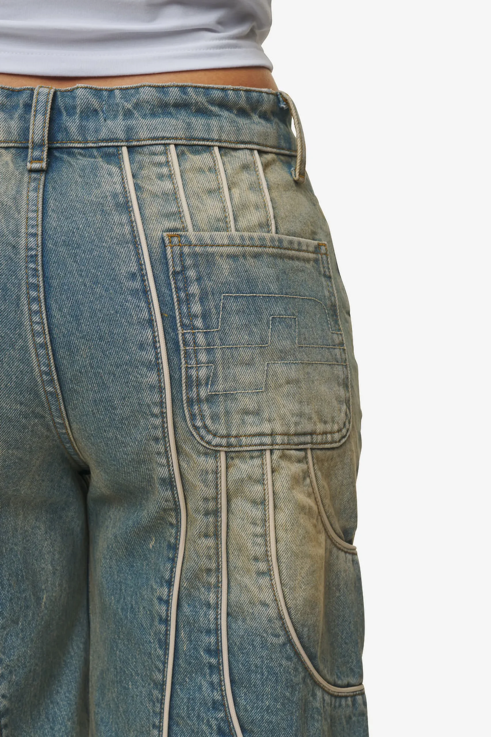 Pegador Shorts|Treasure Jorts Vintage Blue