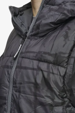 Pegador Jackets|Trixy 4 In 1 Reversible Puffer Jacket Anthracite