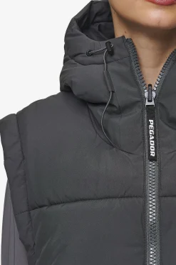 Pegador Jackets|Trixy 4 In 1 Reversible Puffer Jacket Anthracite