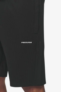 Pegador Shorts|Troy Plissee Shorts Black