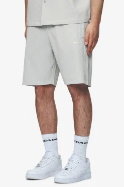Pegador Shorts|Troy Plissee Shorts Pearl grey