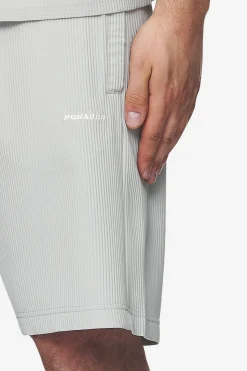 Pegador Shorts|Troy Plissee Shorts Pearl grey