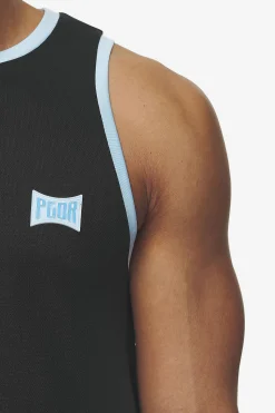 Pegador Tees|Tulare Mesh Tank Top Black