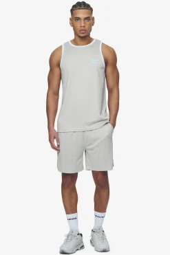 Pegador Tees|Tulare Mesh Tank Top Pearl grey