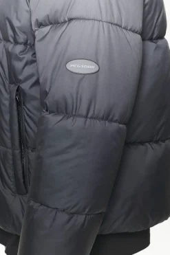 Pegador Jackets|Tunis Faded Puffer Jacket Dark Grey