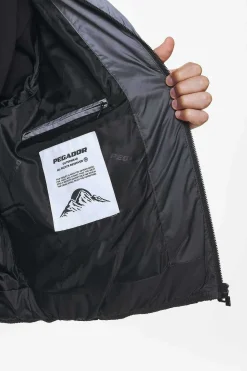 Pegador Jackets|Tunis Faded Puffer Jacket Dark Grey