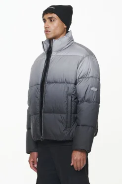 Pegador Jackets|Tunis Faded Puffer Jacket Dark Grey