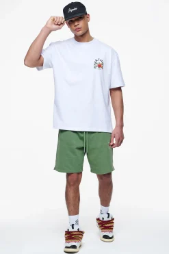 Pegador Shorts|Tyler Sweat Shorts Vintage Washed Cypress Green