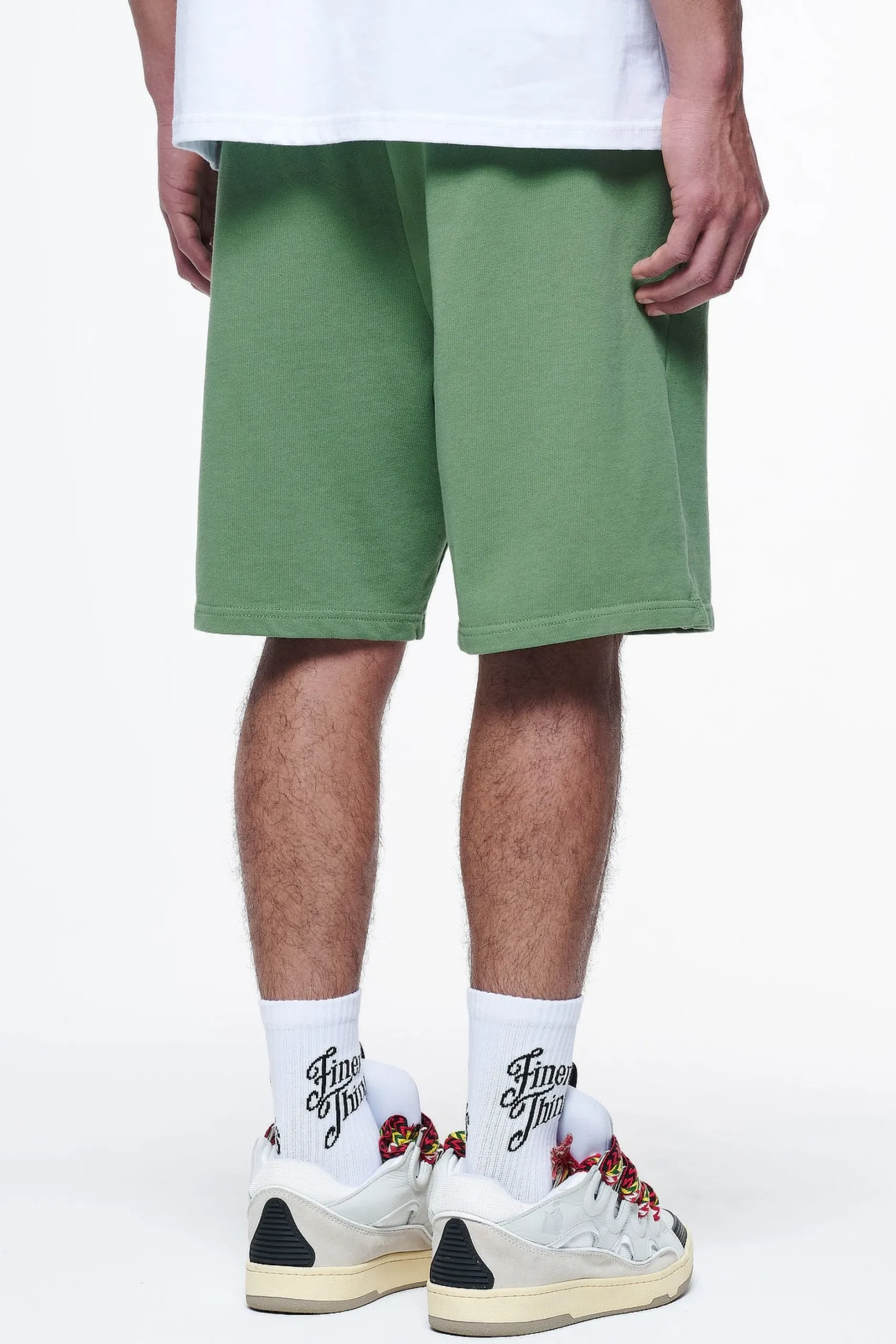 Pegador Shorts|Tyler Sweat Shorts Vintage Washed Cypress Green