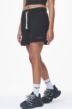 Pegador Shorts|Umbria High Waisted Shorts Black Gum
