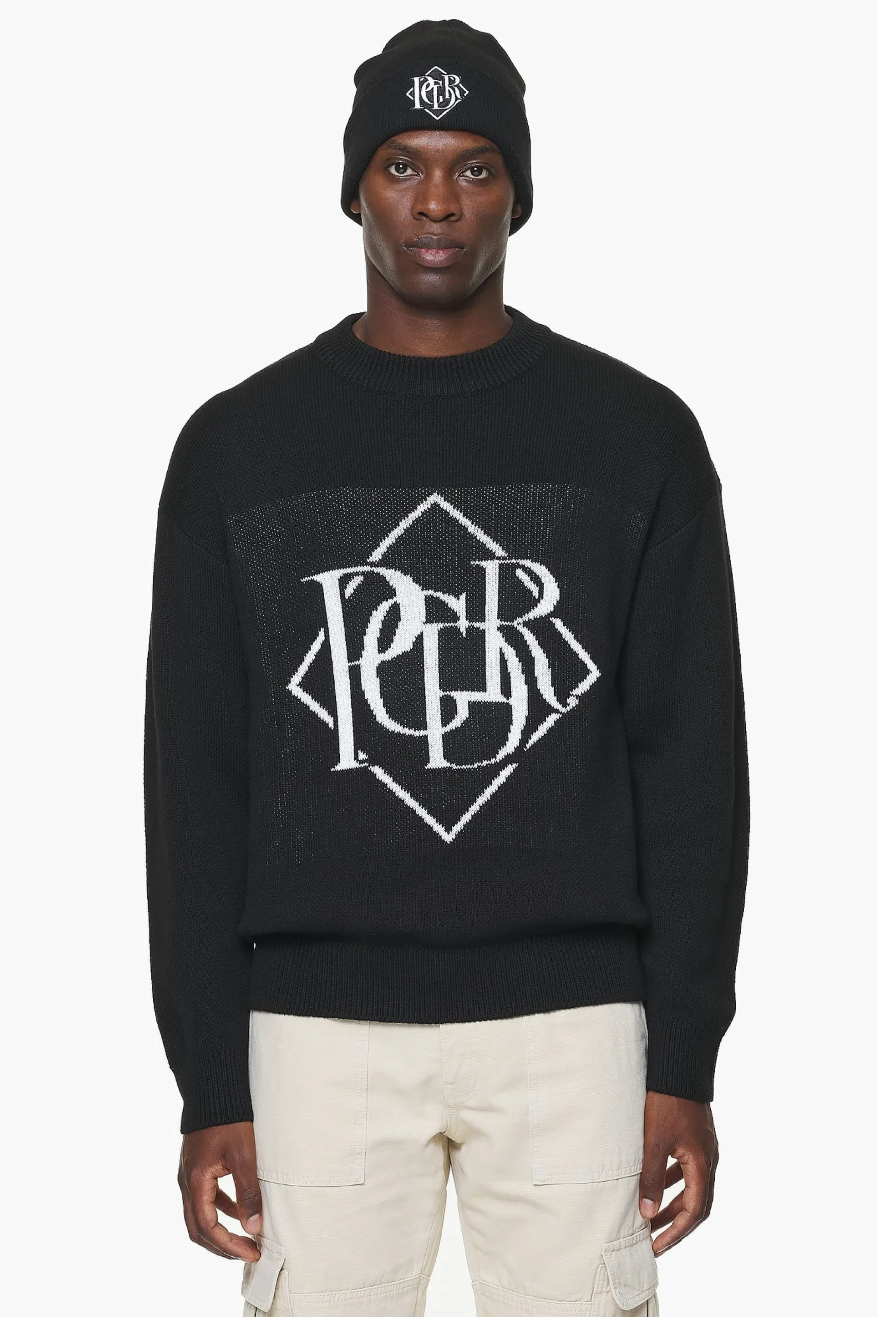 Pegador Sweaters|Knitwear|Valk Knit Sweater Onyx Black