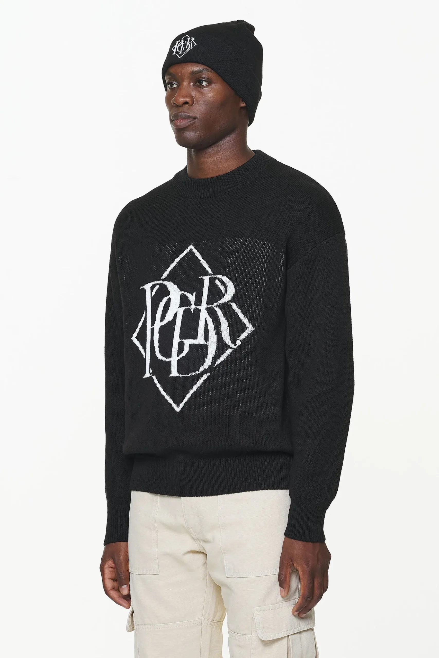 Pegador Sweaters|Knitwear|Valk Knit Sweater Onyx Black