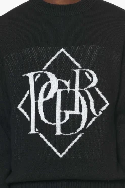 Pegador Sweaters|Knitwear|Valk Knit Sweater Onyx Black