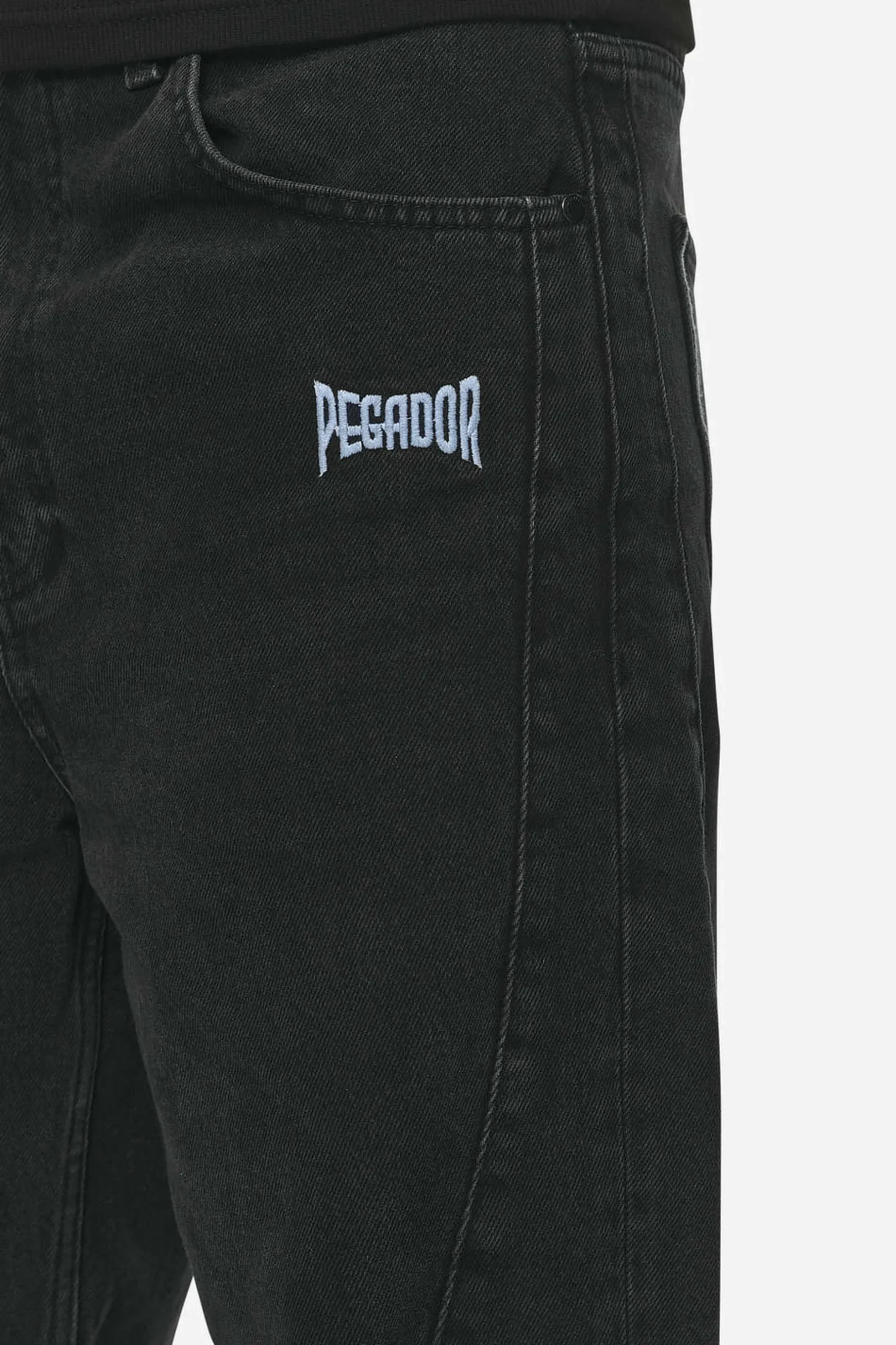 Pegador Jeans|Valmar Baggy Jeans Washed black