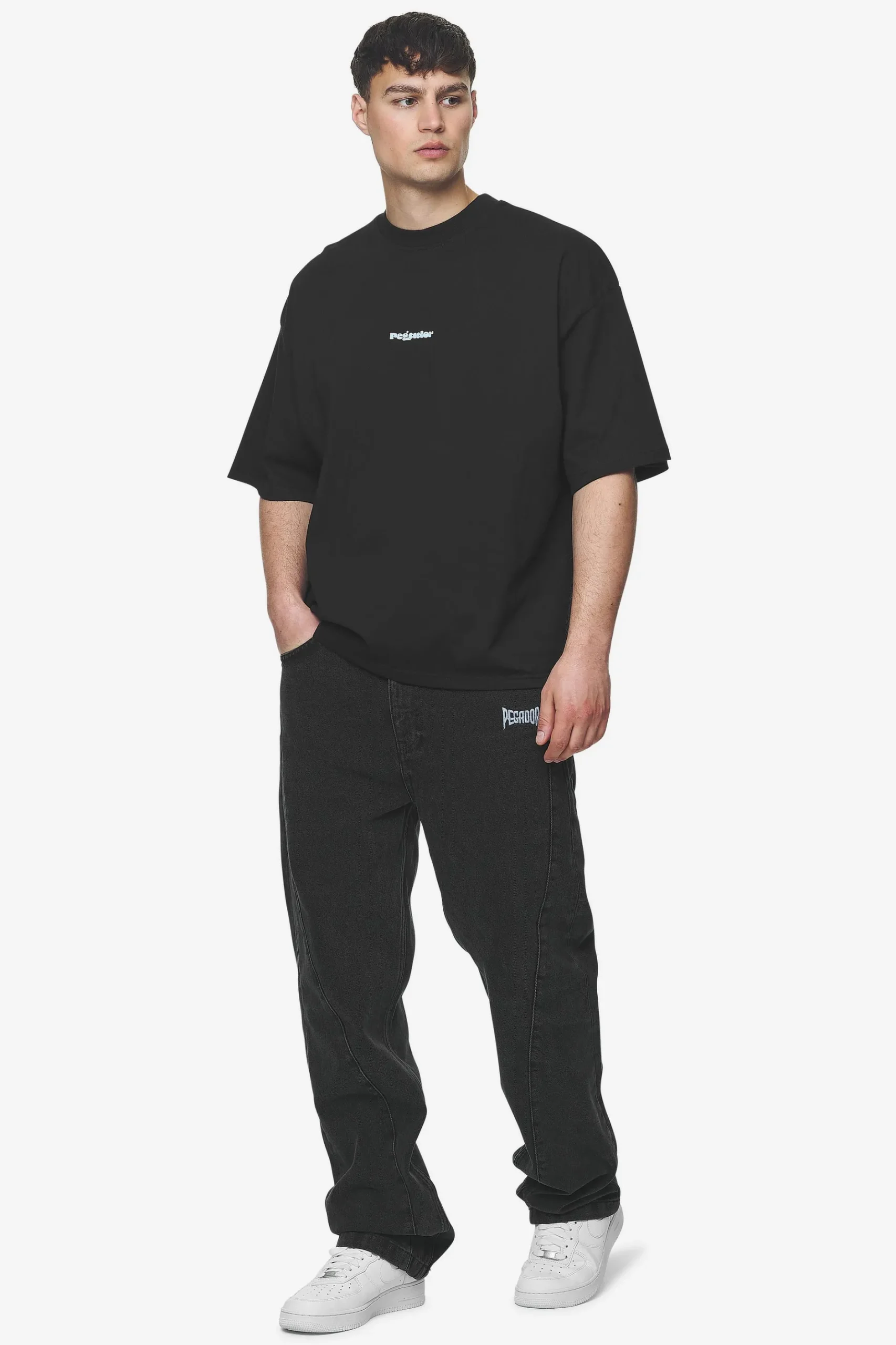 Pegador Jeans|Valmar Baggy Jeans Washed black