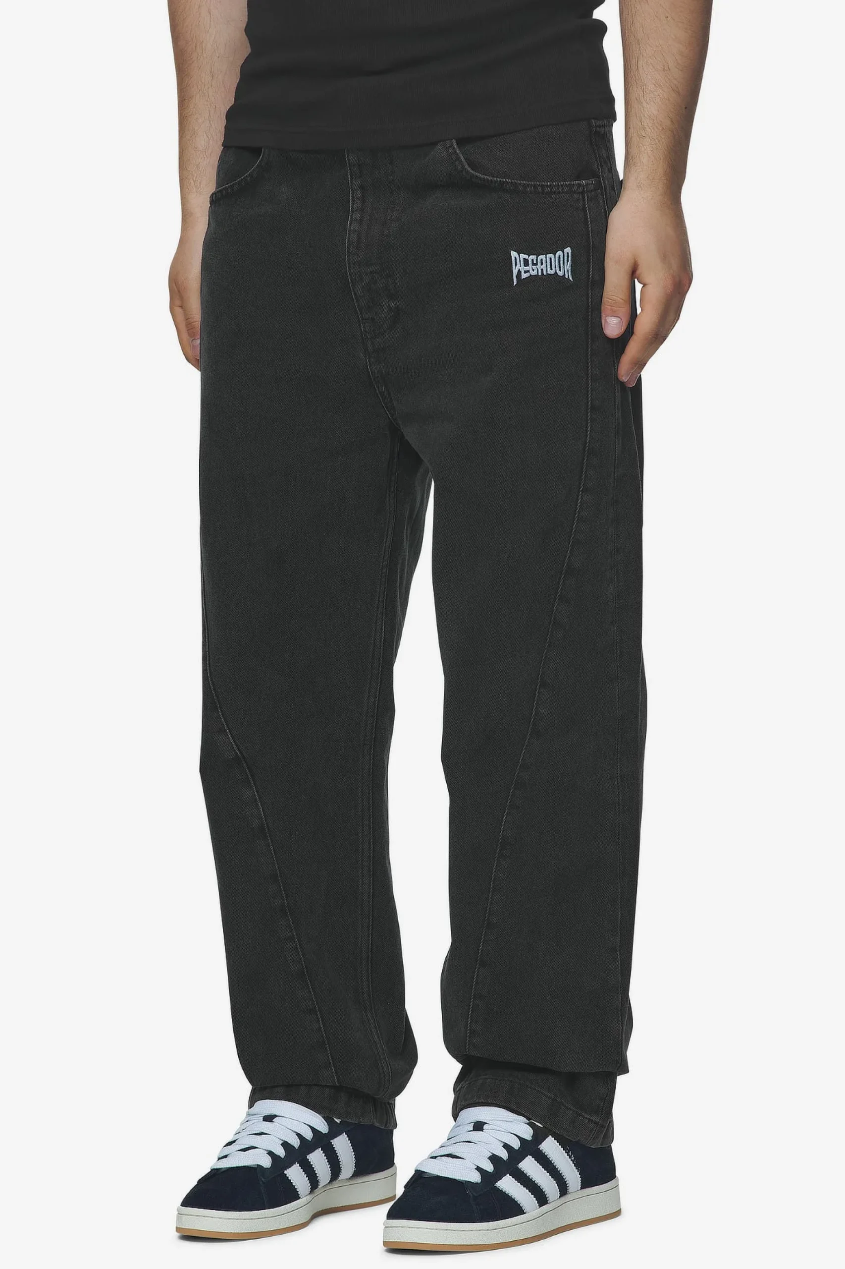 Pegador Jeans|Valmar Baggy Jeans Washed black