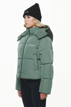 Pegador Jackets|Vanati Crushed Puffer Jacket Garden Green