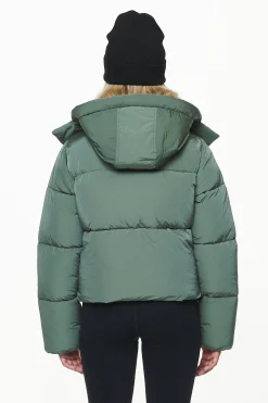 Pegador Jackets|Vanati Crushed Puffer Jacket Garden Green