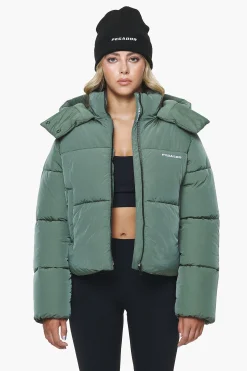 Pegador Jackets|Vanati Crushed Puffer Jacket Garden Green