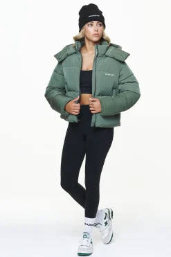 Pegador Jackets|Vanati Crushed Puffer Jacket Garden Green