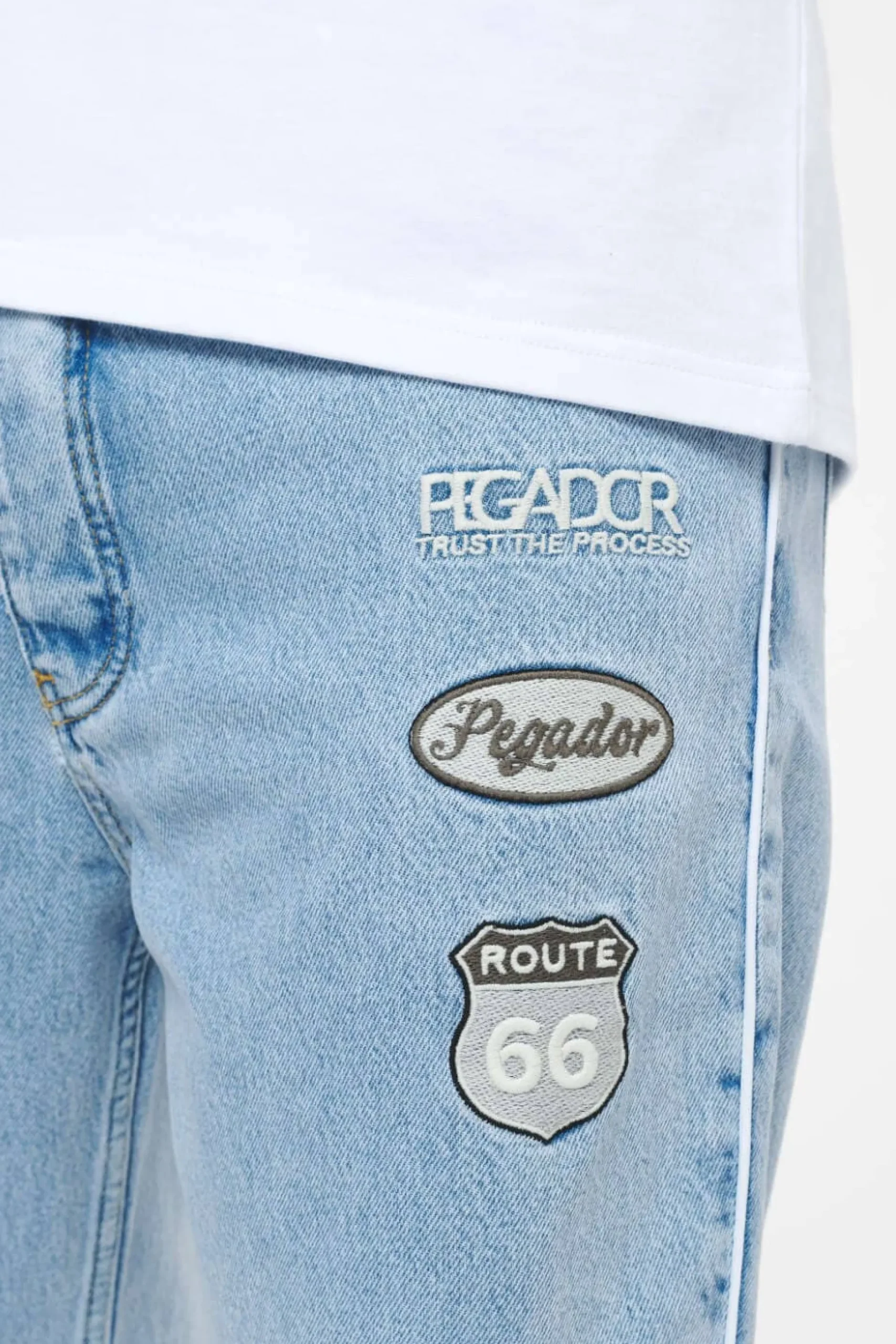 Pegador Jeans|Vanness Baggy Jeans Washed Blue