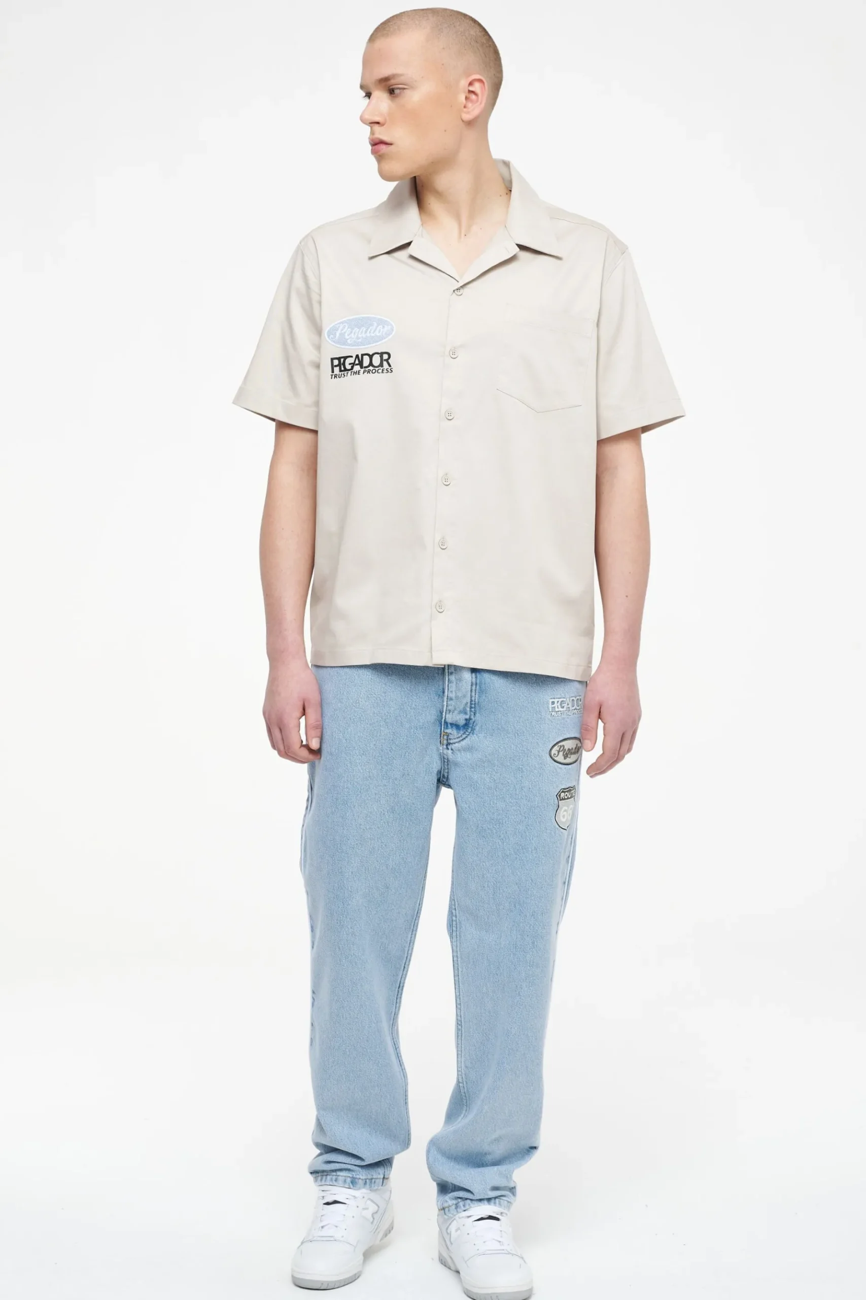 Pegador Jeans|Vanness Baggy Jeans Washed Blue