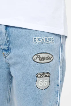 Pegador Jeans|Vanness Baggy Jeans Washed Blue