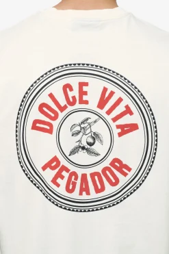 Pegador Tees|Verity Oversized Tee Vintage Washed Unbleached