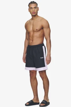 Pegador Swim Shorts|Vicente Swim Shorts Black Bubblegum