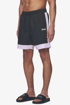 Pegador Swim Shorts|Vicente Swim Shorts Black Bubblegum