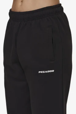 Pegador Pants|Villa High Waisted Sweat Pants White Gum Black