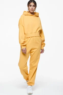 Pegador Pants|Villa High Waisted Sweat Pants Vintage Washed Golden Sun Gum