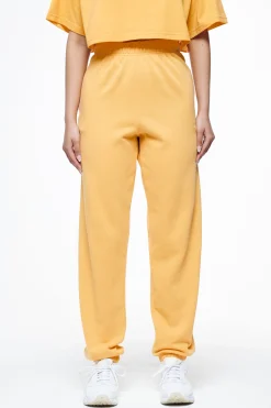 Pegador Pants|Villa High Waisted Sweat Pants Vintage Washed Golden Sun Gum