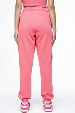 Pegador Pants|Villa High Waisted Sweat Pants Vintage Washed Strawberry Gum
