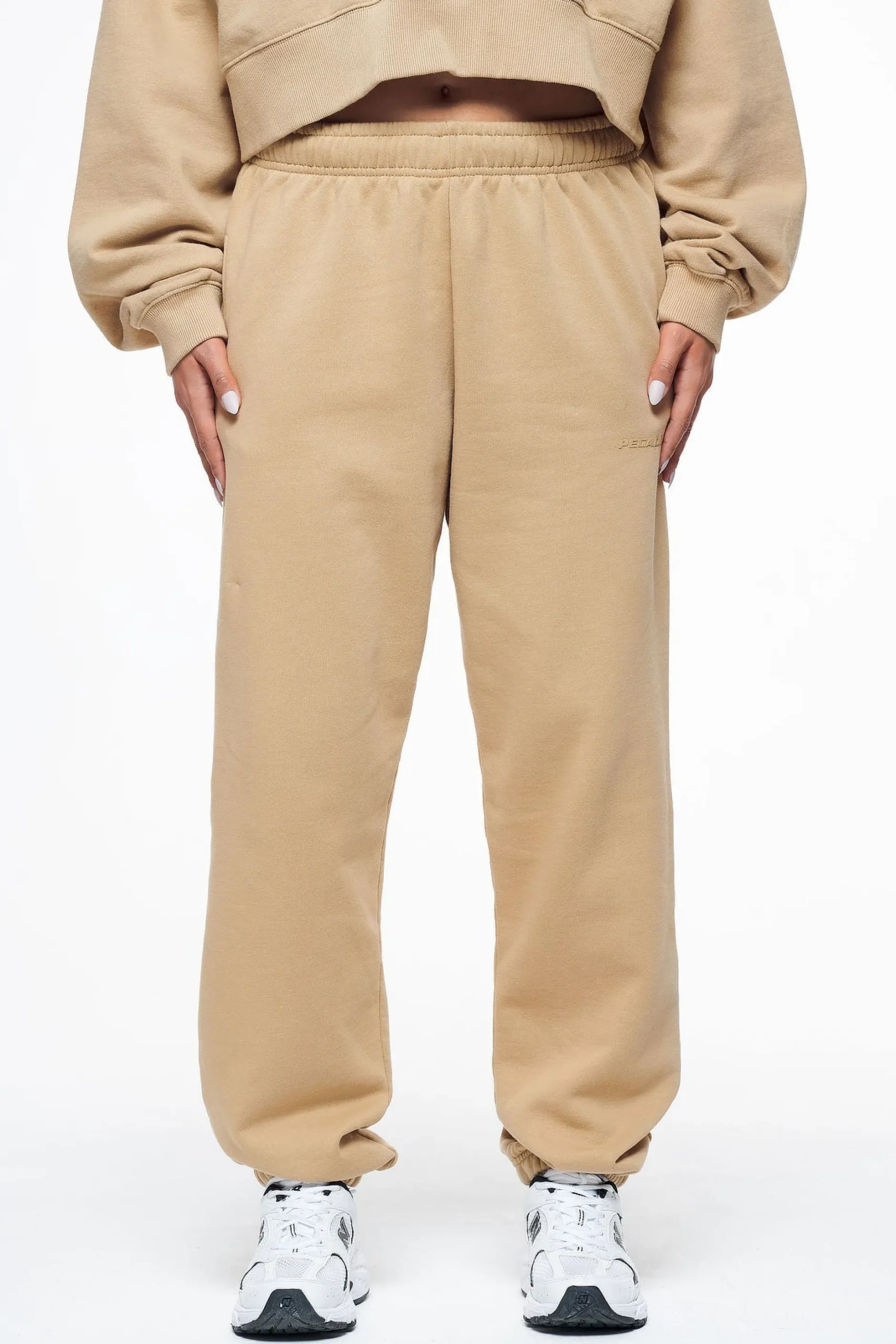 Pegador Pants|Villa High Waisted Sweat Pants Vintage Washed Espresso Gum