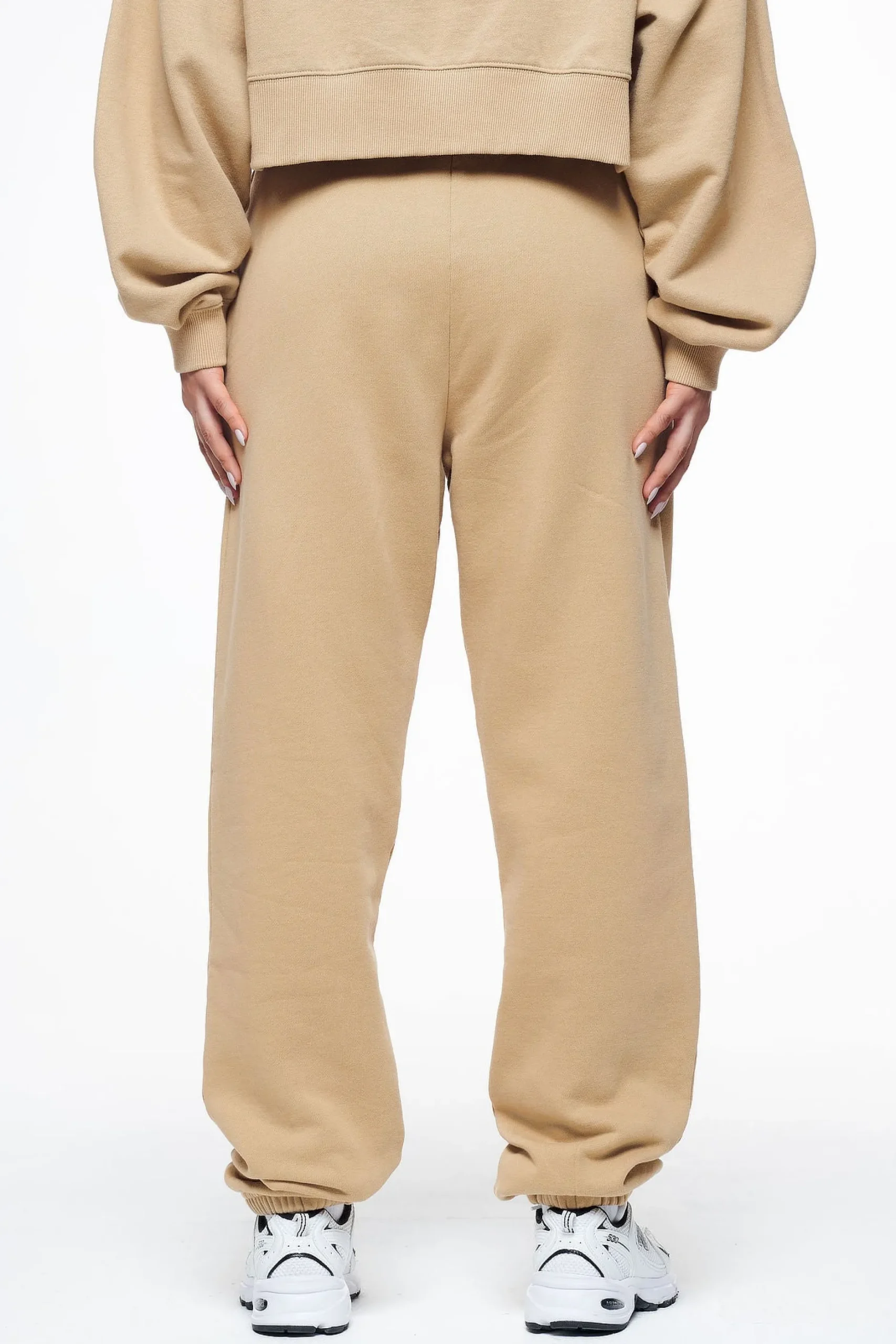 Pegador Pants|Villa High Waisted Sweat Pants Vintage Washed Espresso Gum