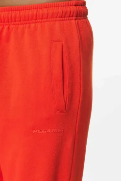 Pegador Pants|Villa High Waisted Sweat Pants Washed Signal Red Gum