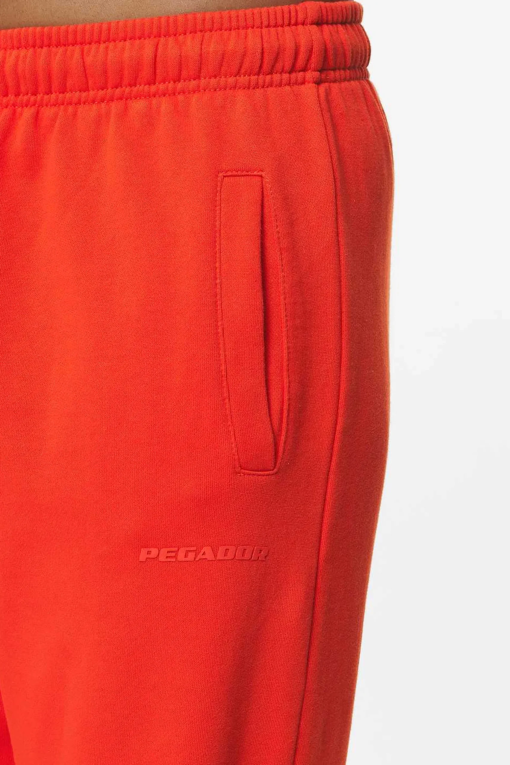 Pegador Pants|Villa High Waisted Sweat Pants Washed Signal Red Gum