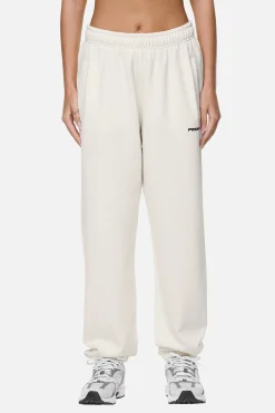 Pegador Pants|Villa High Waisted Sweat Pants  Washed Coconut Milk Black Gum